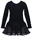 Anboor Long Sleeve Ballet Leotards with Sweetheart Tutu Dress for Toddler Girls
