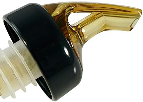AmeriPour - Measured Pourer - Liquor Bottle Pourers - Collared - (3pk) Made 100% In The USA. Bar Spouts That Don't Leak - No Cracks, Just A Perfect Cocktail Pour Everytime. Great for Wine Too! (1.5oz)