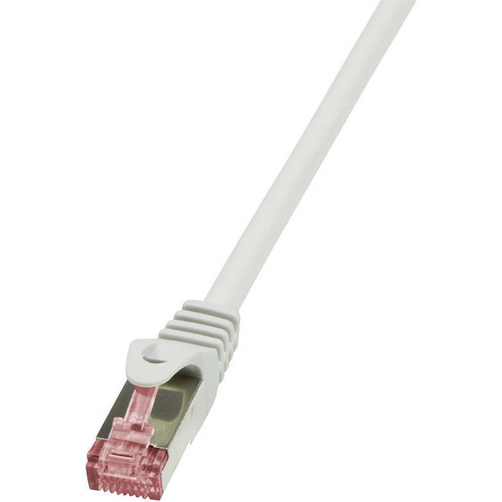LogiLink CQ2042S CAT6 S/FTP PIMF PrimeLine Patch Cable, 1.50 Meter Length, Grey, Grey, 1.50 Meter Length