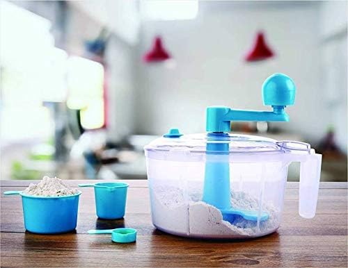 zelenor Kneader Plastic Spiral Atta Dough Maker (Multicolour)