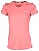 NIKE Women's Dri-Fit Miler Running Top-Peach-XS