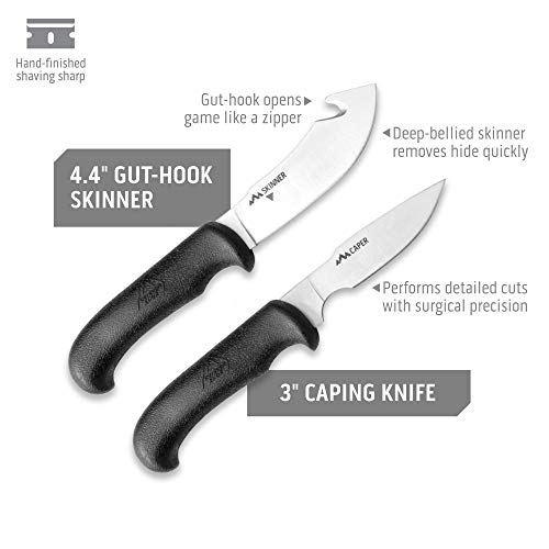 OUTDOOR EDGE Game Processor, 12Piece Hunting Knife Set, Field Dressing