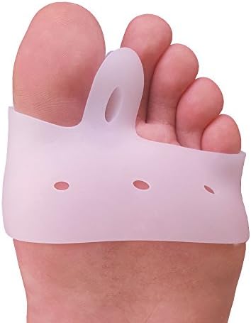 Hight quality Toe Separators Half Toe Sleeve Metatarsal Pads – Silicone Ball-of-Foot Cushions Prevent Calluses and Blisters for Men and Women