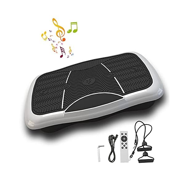 Fitness-Vibration-Plate-Trainer-Full-BodyVibration-Plate-Exercise-EquipmentLight-shake-slimming-machine-music-shake-machine-white Fitness Vibration Plate Trainer Full Body,Vibration Plate Exercise Equipment,Light shake slimming machine, music shake…