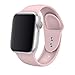 Muzzai Sport Band Compatible for Apple Watch Band 40mm 44mm 38mm 42mm,Soft Silicone Strap Replacement Band Compatible for iWatch Series 4,Series 3,Series 2,Series 1,Women Man