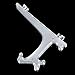 Fashionclubs 10pcs/set Plastic Folding Plate Stand Holder Easels Display Stands For Plate Dish And Picture Frame (7