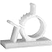 JacobsParts V1 Adhesive Cable Management Clips, 0.6 Inch Adjustable Clamp, White (25 Pack)