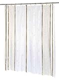 Carnation Home SC-FAB/84/AS Fashions Ashley Extra Long Printed Fabric Shower Curtain, 72-Inch by 84-Inch