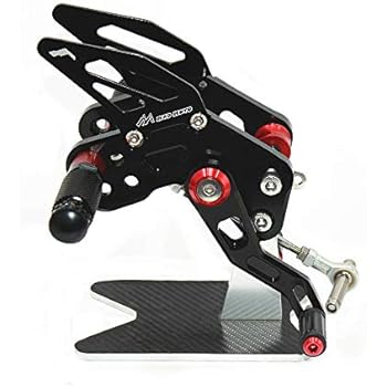 Rearsets Rear Sets Footpegs CNC Adjustable For KAWASAKI Z125 2017-2018