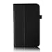 FINTIE Folio Classic Leather Case for 7 inch Samsung Galaxy Tab 3 - Black