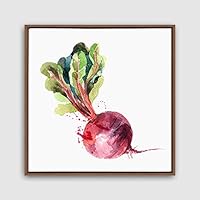 Framed Canvas Wall Art Vegetables Theme Design Canvas Prints Home Artwork Decoration for Living Room,Bedroom - 16x16 inches