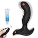 Vibrating Prostate Massager Anal Sex Toys - Adorime Wireless Remote Control Silicone Anal Vibrator Butt Plug with 7 Stimulation Patterns for Men Women and Couples