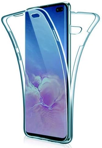 Xelcoy 360 Degree Soft Silicone Full Body Protection Front & Back Slim Hybrid Case Cover Protector for Samsung Galaxy S10e - Blue