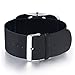 Casual Silver Watches for Men Women Fashion Design Wrist Watch & Unique Cool Analog Watch with Comfortable Cloth Band