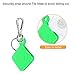 Fintie Silicone Case with Carabiner Keychain for Tile Mate (2020 & 2018), Anti-Scratch Lightweight Soft Protective Sleeve Skin Cover, Green- Glow in the Dark