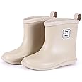 Toddler Rain Boots Baby Rain Boots Short rain Boots for Toddler Easy-on Lightweight and Waterproof