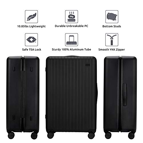 30 Inch Hard Case Check in Luggage with Spinner Wheels, Hardshell PC