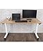 Stand Up Desk Store DeskPower Desktop Charging Station with 2 Port USB and AC Outlets and 10 Foot Extension Cord (White)