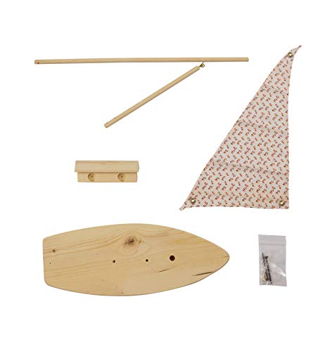 Hearthside Classics - DIY Build-Your-Own Sailboat Kit - All Parts Included
