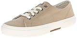 Lauren Ralph Lauren Women's Jolie Fashion Sneaker, Khaki Solid Canvas, 8 B US