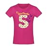 Meisjes verjaardag T-shirt: 5 jaar met bloemen – Vijf vijfde verjaardag kind – cadeau-idee – prinses prinses – glitter…