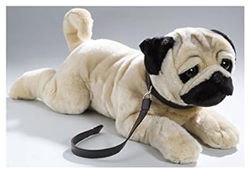 Peluche - Perro Pug, Carlino (felpa, 50cm) 3112