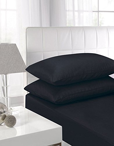 black extra deep fitted sheets