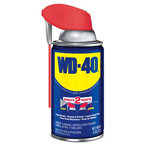 WD-40 Multi-Use Product with SMART STRAW SPRAYS 2 WAYS, 8 OZ (490026), Blue