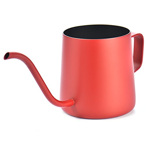 8oz/240ml Drip Coffee Kettle, Pour Over Drip Coffee Tea Pot Kettle - Gooseneck Narrow Spout For Perfect Flow Control