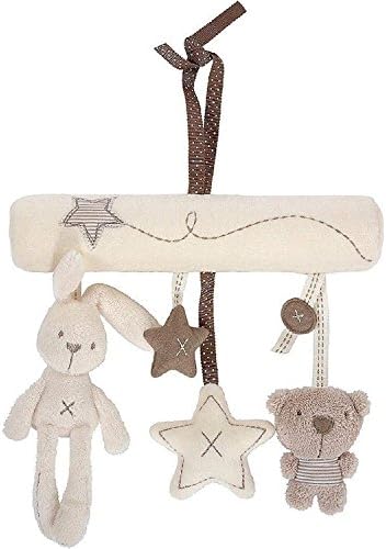Hot Bed Bell Developmental Toy Kids Baby Soft Toy Animal Handbells Rattle Toy B