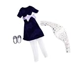 Lottie Blue Velvet Doll Outfit