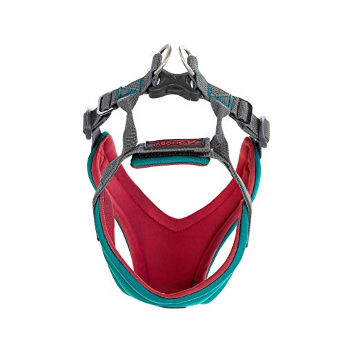Gooby Dog Harness Turquoise, Large Convertible Sport Stepin