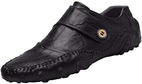 Cemarssi Men's Leather Casual Penny Driving Shoes Breathable Slip On Loafers Shoes Fashion