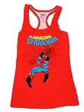 The Amazing Spiderman Juniors Racer Back Tank-Top