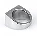 ALBEST Jewelry Men's Titanium Steel Punk Biker Rings, SO, NS, Vintage