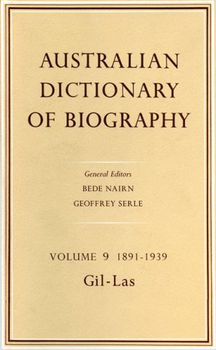Australian dictionary of biography