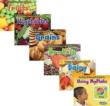 Myplate and healthy eating book set