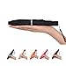 Ke.movan Folding Umbrella Compact Lightweight -Ultra Sturdy- Backpack Size Umbrella Ultra Slim, Portable（Black）