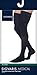 SIGVARIS Men’s DYNAVEN Closed Toe Thigh-Highs w/Grip-Top 20-30mmHg - Large Long - Black