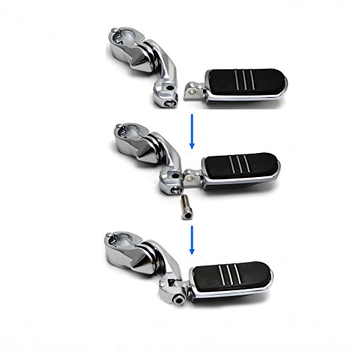 KEMIMOTO Motorcycle Highway Pegs Foot Peg for Tri Glide Sportster