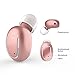NENRENT Q13 Bluetooth Earbud, Smallest Mini Invisible V4.1 Wireless Bluetooth Earpiece Earphone Headset Headphone with Mic Hands-Free Calls for Smart Phone(1 Piece) (Rose Gold)…