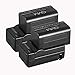 GVM Li-ion NPF 750 Replacement Battery 4400mAh 2 Pieces Batteries with 2 Charger Fit for Sony HandyCams, GVM Led Video Light 480ls, 520ls, 520s 672s and Other LED On-Camera Photography Lighting… …