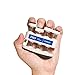 Prohands PRO Hand Exerciser, Finger Exerciser (Hand Grip Strengthener), Spring-Loaded, Finger-Piston System, Isolate and Exercise Each Finger, (5 lb Light Tension, Blue-Pro)