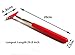 Bhbuy Retractable Back Scratchers Telescoping Extendable Body Massager Tools,Stainless Steel with Non Slip Handle,Set of 5,Random Color