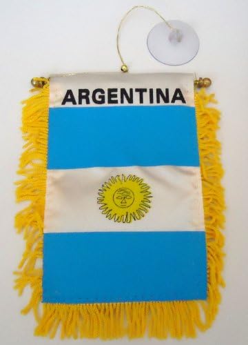 ARGENTINA COUNTRY FLAG MINI BANNER CAR WINDOW