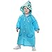 Naimo Chirldren Cute Portable Poncho Raincoat Translucent Raincoat (Car)