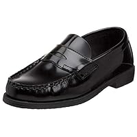 School Issue Simon 4001 Loafer ,Black,7 W US Big Kid