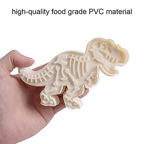 Dinosaurier Plätzchenformen, Ausstechformen Brot, Ausstechformen Kinder, Dessertringe Stegosaurus, Tyrannosaurus Rex… – Bild 5