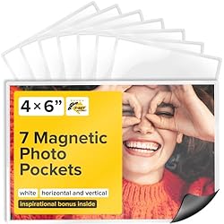 Magnetic Picture Frames - 4x6 7 PCs, Picture
