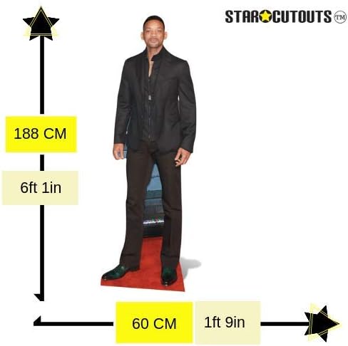 Star Cutouts Will Smith Cardboard Cutout Perfect for Birthdays Gifts, Parties & Fans, Regular - Image 4